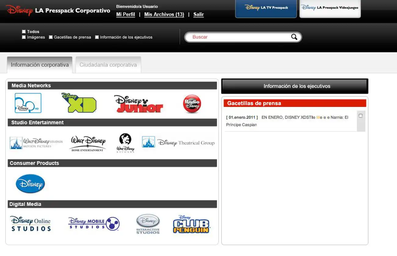 Disney LA PressPack