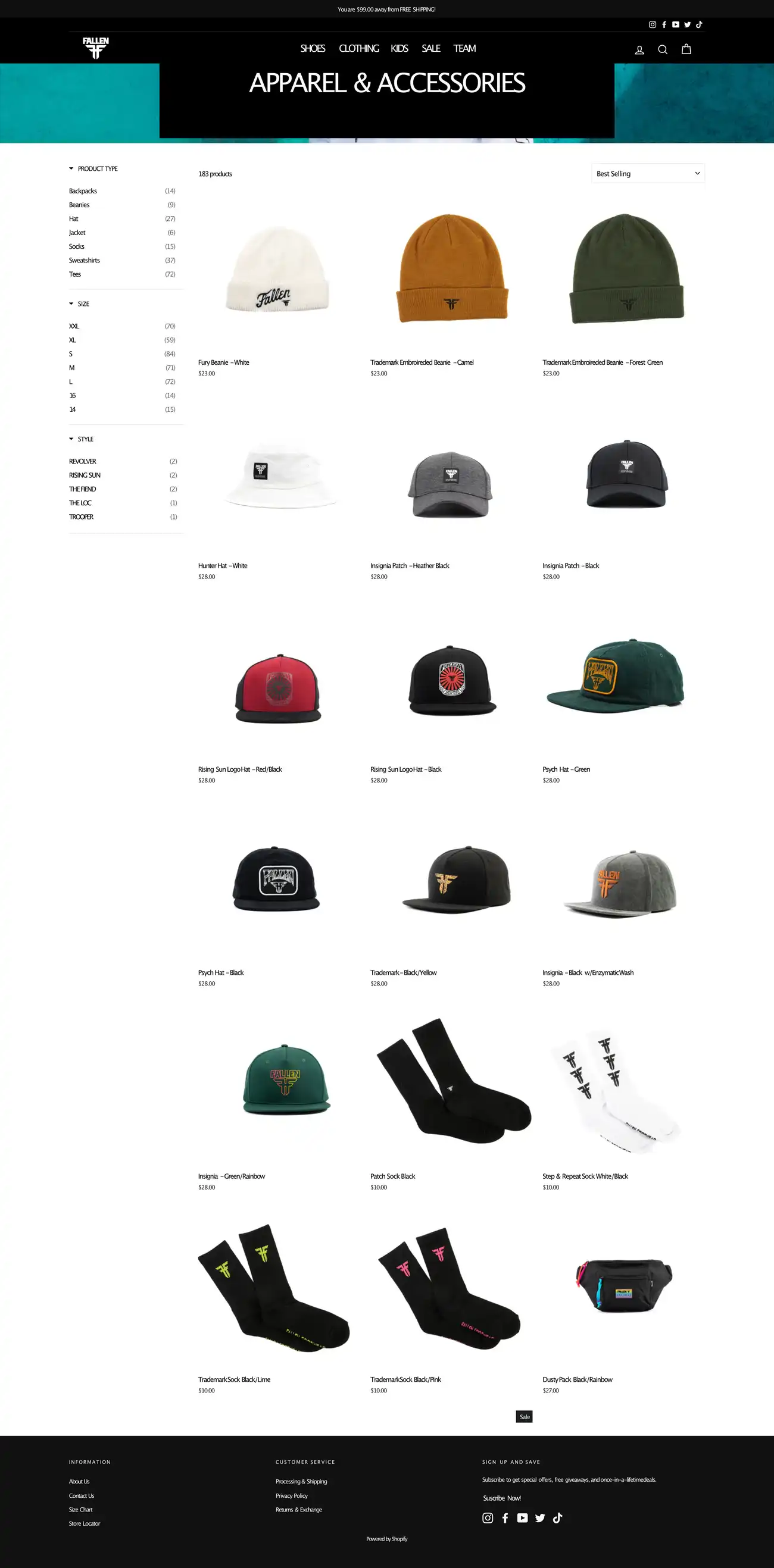Fallen Footwear USA